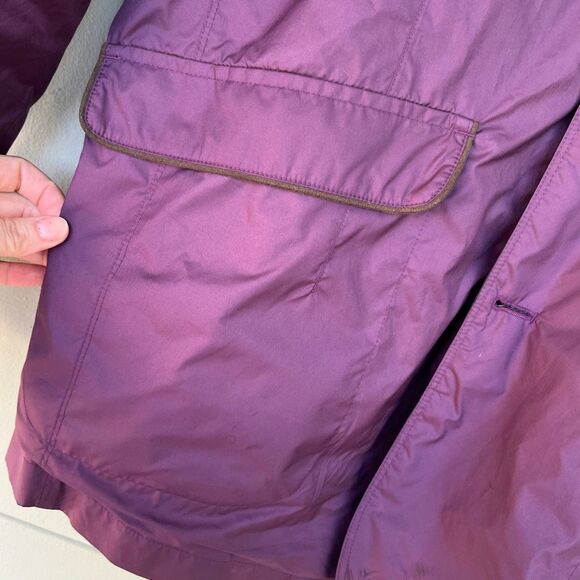 Peter Millar Reversible Canton Field Jacket Black/Grape Faux Suede Trim, Size L - Picture 8 of 16